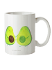 Mr. & Mrs. Panda Kindertasse Avocado Pärchen ohne Spruch in Weiß