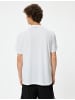 KOTON T-shirt in Weiß