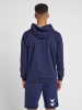 Hummel Logo Hoodie Kapuzen Pullover HMLGO in Marineblau