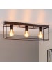 ZMH Deckenleuchte in Schwarz 3-flammige E27 Retro Küchenlampe aus Metall