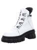 Mustang Schnürstiefelette in weiss