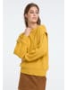 IZIA Damen Grobstrick Pullover in Gelb