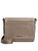 Mandarina Duck Mellow Leather - Umhängetasche 22 cm (nero) in warm taupe