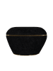 Kayoom Hocker Contessa 110 in Schwarz / Gold