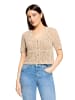 CARTOON Strick-Cardigan mit V-Ausschnitt in Safari Beige