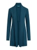TOOCHE Strickjacke "Azure Elegance Wrap" in petrol