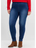 sheego Jeans-Leggings in blue denim + dark blue denim