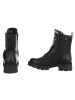 Ital-Design High Heel in Schwarz und Leo