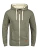 BLEND Kapuzensweatjacke BHHulker in Grün