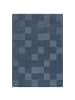 KADIMA DESIGN Wollteppich Schachbrett, Karos, Wohnzimmer schmutzabweisend in Blau