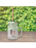 Mr. & Mrs. Panda Trinkglas Mason Jar Koala Künstler mit Spruch in Transparent