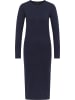 DreiMaster Klassik Damen Strickkleid in Marine