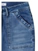 Cecil Mid Waist Slim Leg Jeans im Casual Fit in Blau
