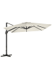 SONGMICS Sonnenschirm Sheld in Beige - (D)300 x (H)300 cm