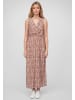 Cloud5ive Cloud5ive Cloud5ive Damen Maxi Kleid in Wickeloptik mit All Over Print in brown