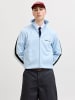 Jack & Jones Sweatshirt mit Reißverschluss in Cashmere Blue