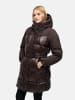 Navahoo Steppmantel Mandelkuss 14 in Choco