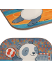 Mr. & Mrs. Panda Glasuntersetzer Panda Handball spielen Design o... in Weiß