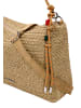 Desigual Umhängetasche 'Half Logo Raffia' in beige