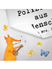 Mr. & Mrs. Panda Gäste Handtuch Polizistin Leidenschaft mit Spruch in Weiß