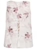 Cloud5ive Cloud5ive Damen Cloud5ive Damen Chiffon Top mit Spitzenbesatz und Blumen Muster in white