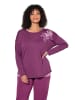 Ulla Popken Langarmshirt in brombeere