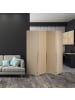 relaxdays Paravent in Braun - (B)180 x (H)180 cm