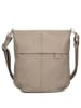 Zwei Mademoiselle M90 - Umhängetasche 28 cm (cord-polar) in nubuk-cappuccino
