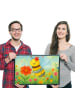 Mr. & Mrs. Panda Fußabstreifer Biene Blume Design ohne Spruch in Weiß