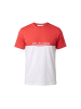 Trussardi Beachwear Rot Weiß Polyester Herren T-Shirt