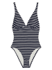 Marc O'Polo Badeanzug Essentials in dark navy stripe 2