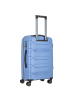 Polestream Strz by Asteroid 4 Rollen Trolley M 64 cm mit Dehnfalte in ice blue