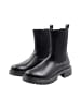 DreiMaster Vintage Damen Leder Boots in Schwarz