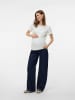 mama licious Umstandsjeans mit weitem Bein in Dark Blue Denim 1
