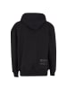 Carlo Colucci Zip-Kapuzenpullover in black