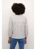Kaffe Langarm-Bluse KAsidsel Regular fit in Turtledove/Black Stripe