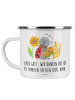 Camping Tasse Erntedank Smörle mit Spruch in Weiß