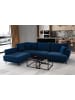 MF Design Lardo Recamiere Links in Marineblau -  (L) 191 x (B) 276 x (H) 90 cm