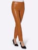 WITT WEIDEN Lederimitat-Hose in cognac