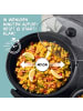 Gourmet Maxx Party-Pfanne elektrisch 1500W schwarz mit Deckel Schwarz