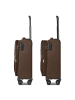 Stratic taska 4 Rollen Kabinentrolley S 55 cm mit Dehnfalte coffee