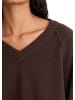 Marc O'Polo DENIM Merino-V-Neck-Pullover regular in Espresso Brown