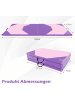 COSTWAY Weichbodenmatte klappbar 300x120cm in Lila