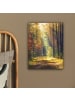 MuchoWow Leinwand Bilder Waldpfad