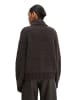 Marc O'Polo Zip-Cardigan loose in Stone Brown Melange