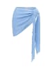 Moda Minx Sarong Scrunch Short Ruffle in Hellblau