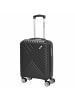 Paradise by CHECK.IN Kingston - 4-Rollen-Kabinentrolley 55 cm (lila) in schwarz