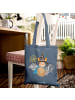 Mr. & Mrs. Panda Shopping Bag Fledermaus Zauberer ohne Spruch in Indigo Blue