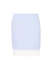 myMo Women Skirt in light blue white