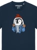 wat? Apparel T-Shirt Pinguin in Dunkelblau